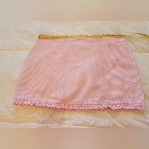 Lilly Pulitzer Seersucker Skirt 8
